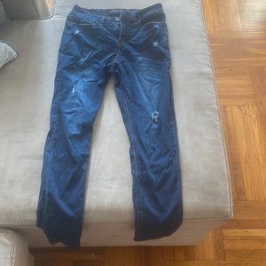 skinny jeans dark blue